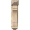 Ekena Millwork Merced Arts and Crafts Rough Sawn Bracket w/ Offset Brace, Douglas Fir, 6"W x 14"D x 26"H BKT0604X14X26MRC03RDF - alternate 2